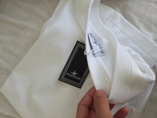 Camiseta Stone Island Blanca Talla M