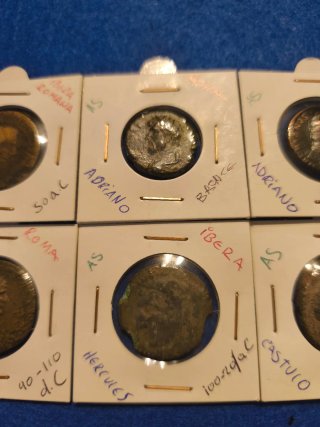 Lote monedas antiguas romanas y íberas. Rebaja!