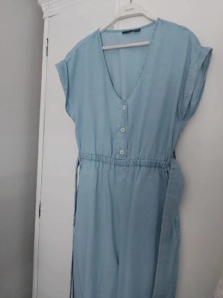 Mono vaquero azul