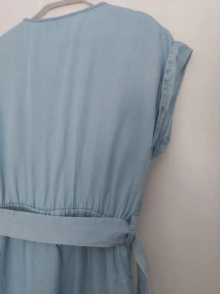 Mono vaquero azul