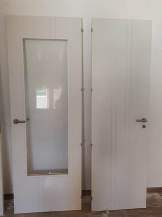 5 Puertas Madera Lacadas Blanco