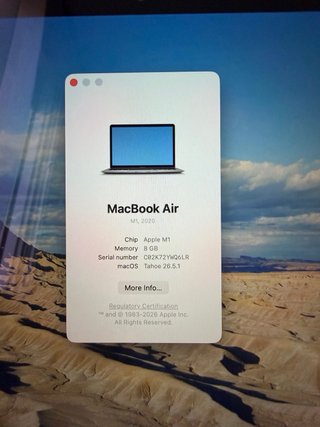 Macbook Air M1 PERFECTA COMO NUEVA!!