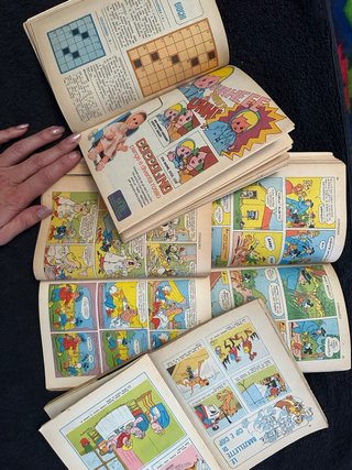 Lotto di 4 fumetti vintage di "Topolino" anno 1974