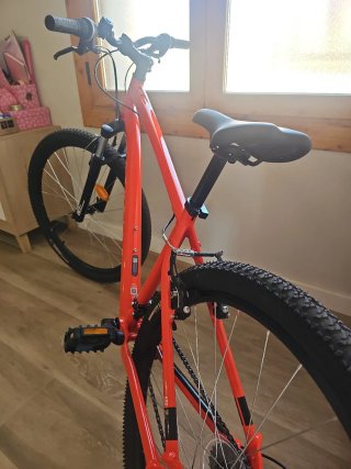 Bicicleta Montaña Rockrider ST 100 Roja
