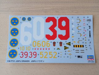 DRAKEN J35 F/J MAQUETA 1/48 HASEGAWA