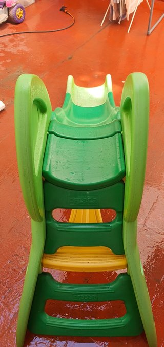 Tobogán Feber XXL Verde y Amarillo