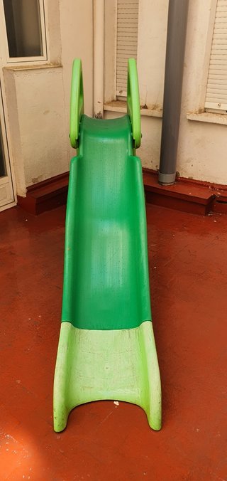 Tobogán Feber XXL Verde y Amarillo