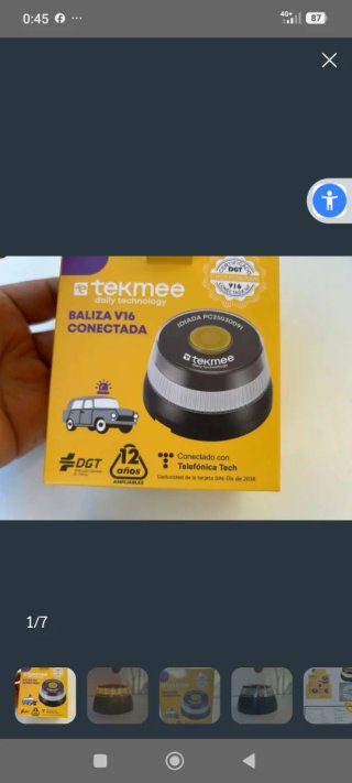 2 Balizas V16 Conectada Tekmee