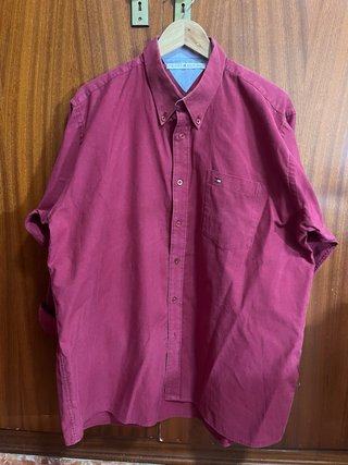 Camisa Tommy Hilfiger Burdeos XL