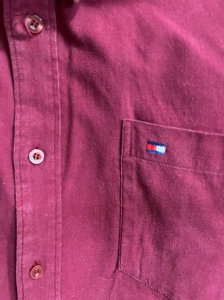Camisa Tommy Hilfiger Burdeos XL