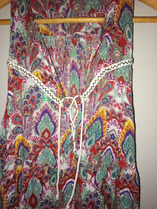 Vestido Sfera Estampado Talla L