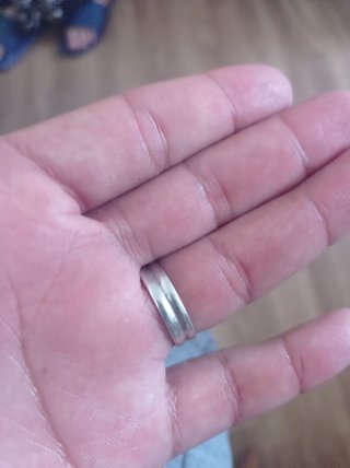 Anillo Plata 925 y Oro 18K Cruz
