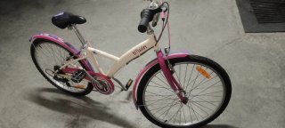 Bicicleta Niña Btwin Rosa y Morada