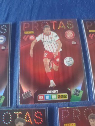 Pack 5 cromos Panini Adrenalyn Protás