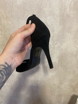 Sandalias tacón negras