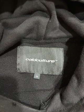 Sudadera Coldculture Negra Talla XS