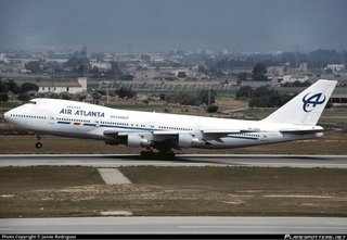 Avión Boeing 747-200 AIR ATLANTA Herpa 1/500