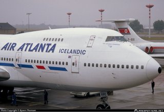 Avión Boeing 747-200 AIR ATLANTA Herpa 1/500