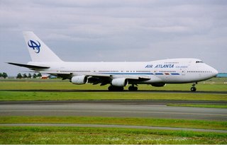 Avión Boeing 747-200 AIR ATLANTA Herpa 1/500
