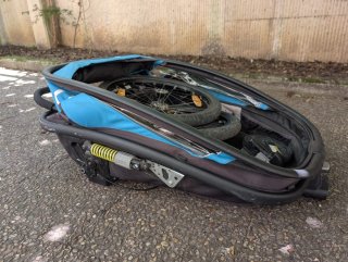 Carro bici Hamax Outback 2 plazas reclinable