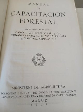 Manual de Capacitación Forestal (1953)ed histórica