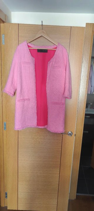 Chaqueta Zara Basic Rosa