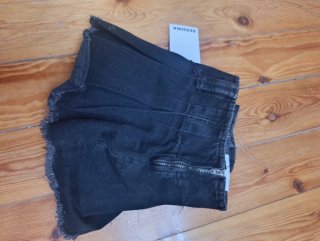 Minifalda vaquera negra Talla S