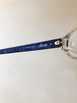 175 -Occhiali Vintage 90 rettangolari Silhouette