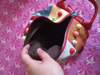 Mochila patchwork multicolor