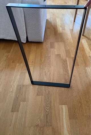 Patas de metal negras para mesa o escritorio