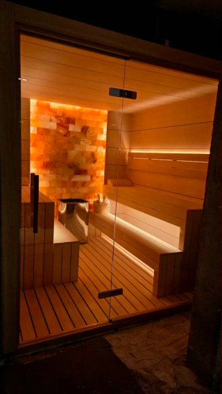 Sauna de madera a medida exterior/interior