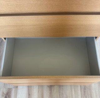 Cómoda Ikea Malm Roble. Regalo cristal templado