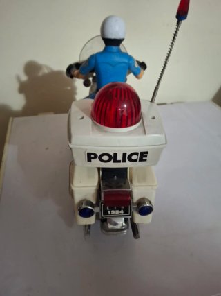 Moto Polizia Giocattolo Vintage