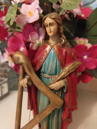 Santa Cecilia figura Olot