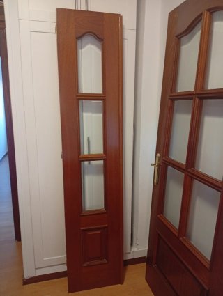 Puertas de salón madera vintage. Provincia Cuenca