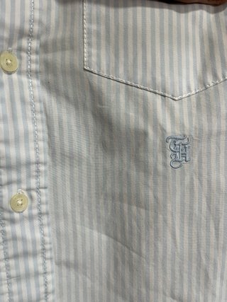 Camisa Tommy Hilfiger Talla L Rayas Azules
