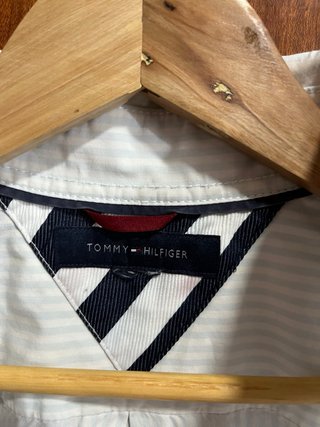 Camisa Tommy Hilfiger Talla L Rayas Azules