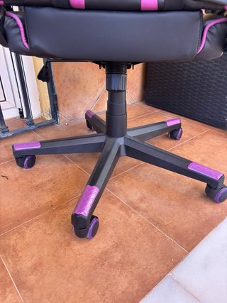 Silla Gamer Oversteel Negra y Rosa