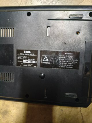 Consola Sega Mega Drive 16-Bit Negra