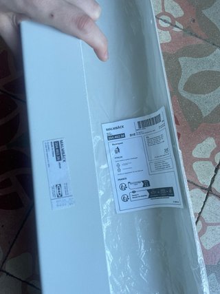 2 Scaffali Malmback Ikea Bianchi