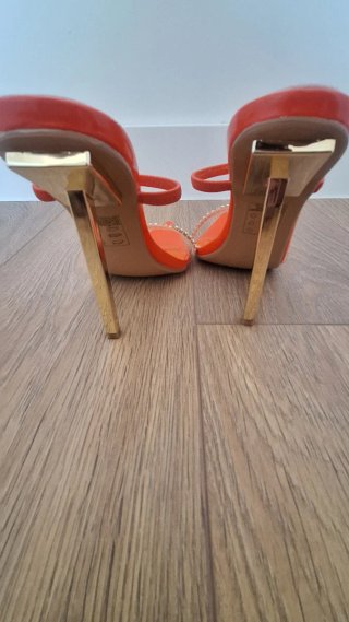 Sandalias Shein Naranja Talla 36