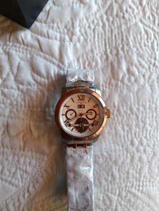 Reloj Lanscotte Oro rosa y Plata Hombre