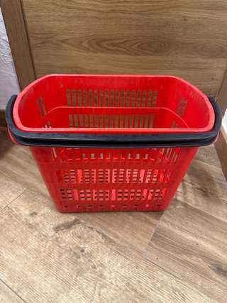 Cestas de supermercado rojas (pack de 13)