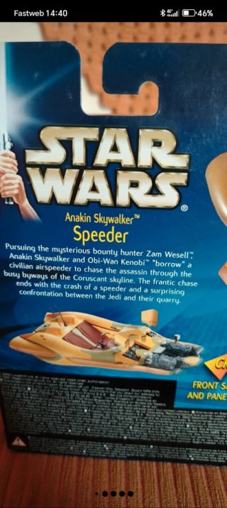 Star Wars Anakin Speeder Episodio II 2002