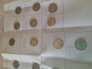 25 Monete USA 1 Dime Anni Diversi