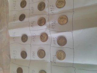 25 Monete USA 1 Dime Anni Diversi