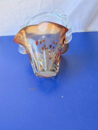 Cestino Vetro Murano Massiccio