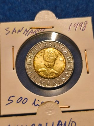 Lote monedas mundo: Luxemburgo, San Marino, Canadá