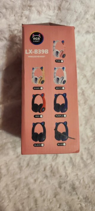 Auriculares Inalámbricos Gato con Luces LED