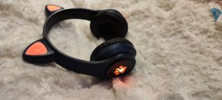 Auriculares Inalámbricos Gato con Luces LED